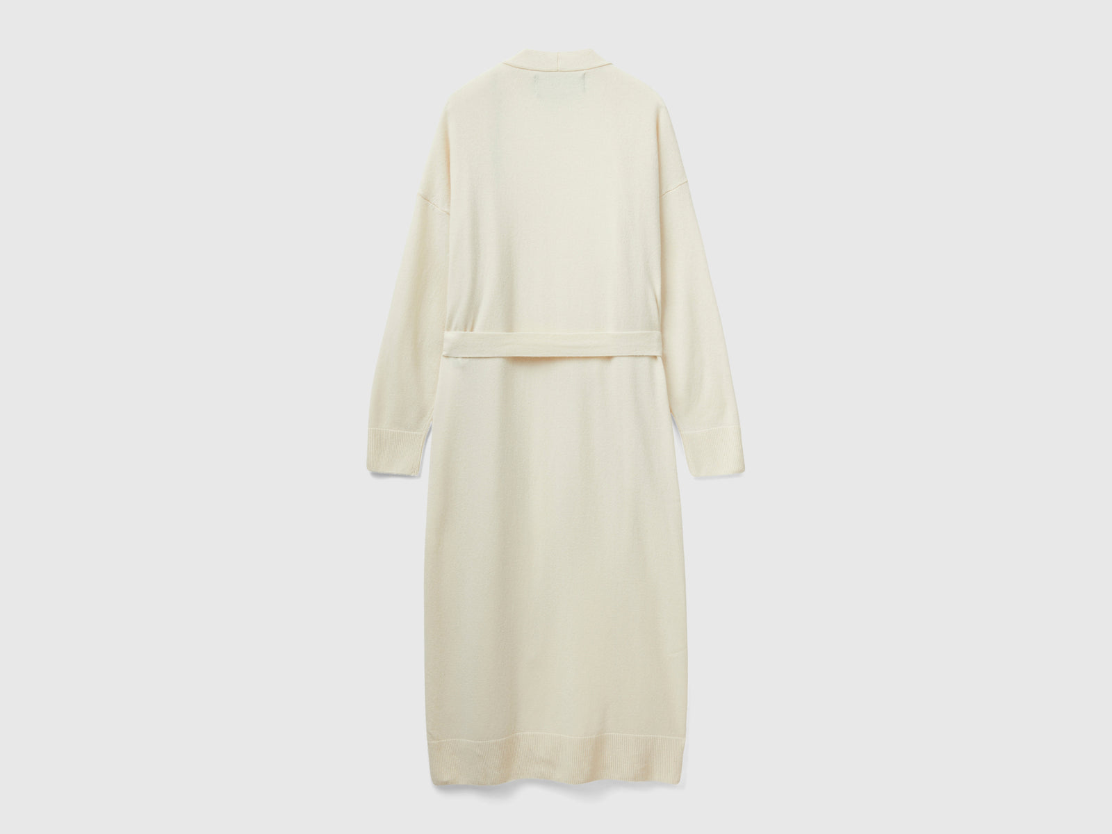 Midi cardigan with belt da donna beige 2 | Benetton Outlet