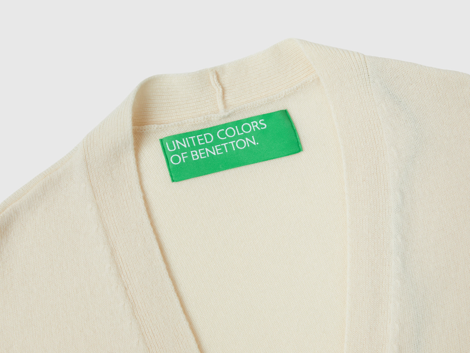 Midi cardigan with belt da donna beige 3 | Benetton Outlet