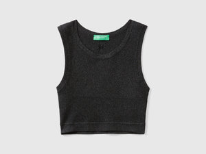 Brassiere a costine con lurex