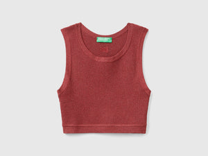 Brassiere a costine con lurex