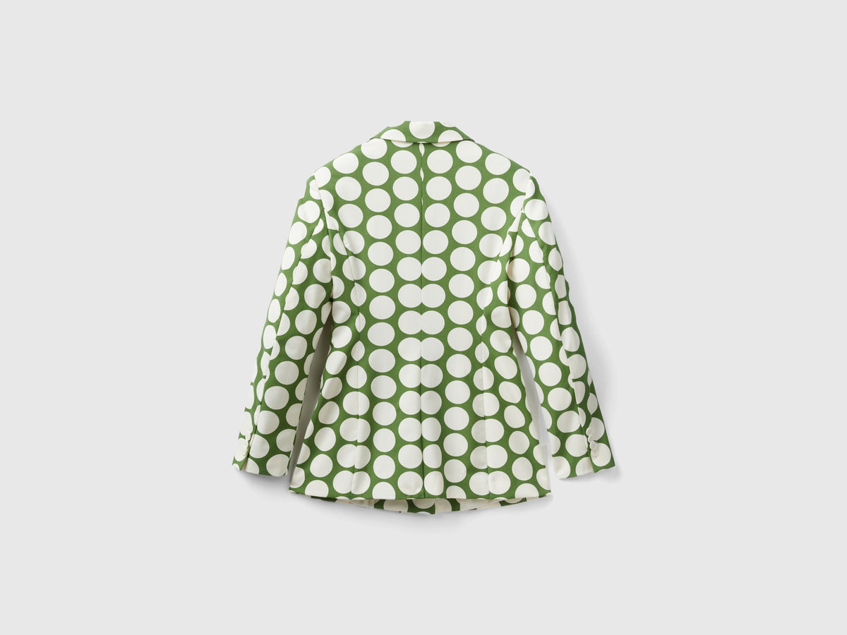 Blazer fluido a pois