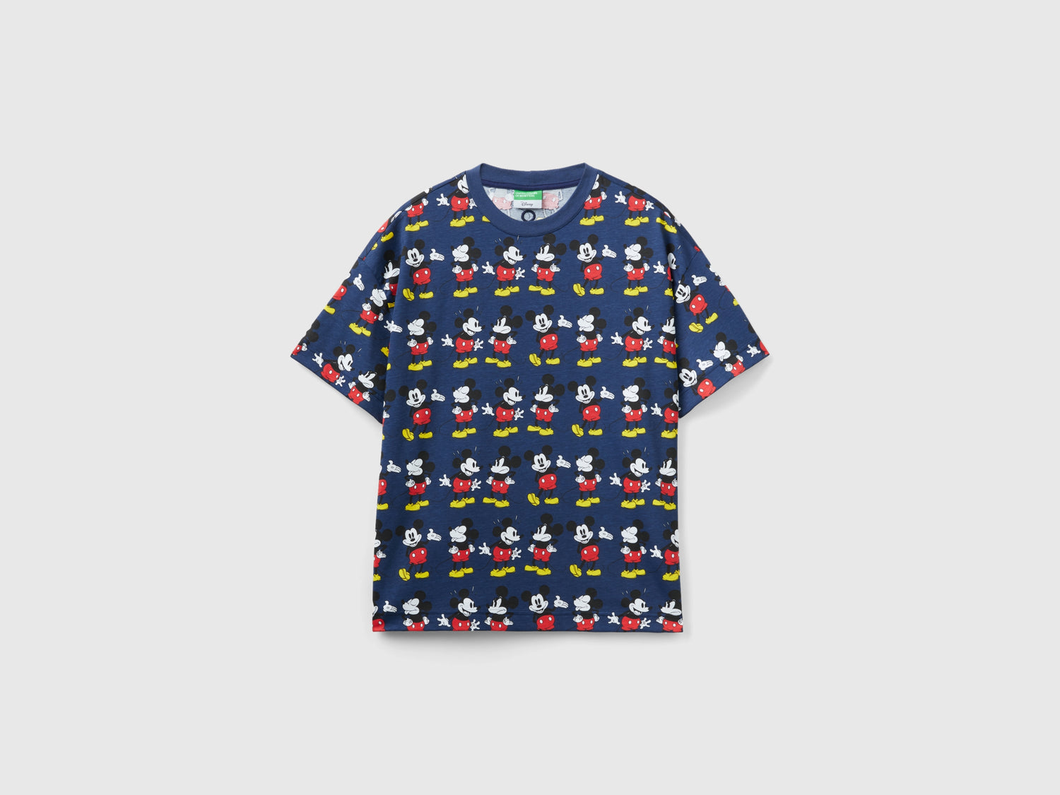 Maglietta Mickey Mouse da uomo blu scuro | Benetton Outlet