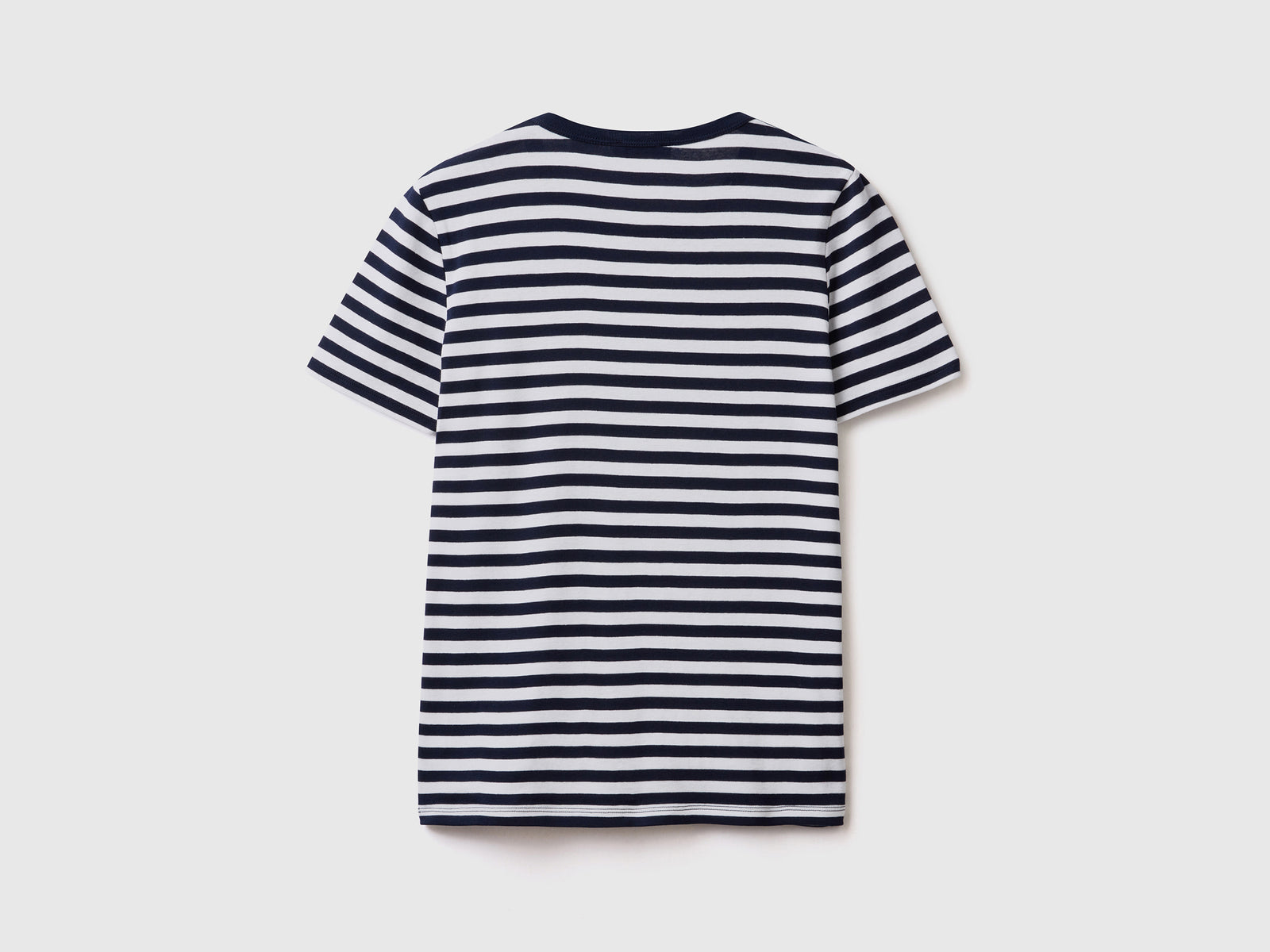 T-shirt girocollo a righe da donna blu scuro 2 | Benetton Outlet