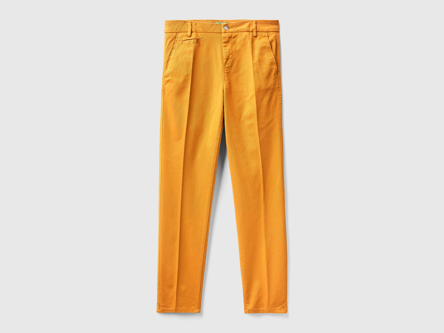 Chino slim fit da donna giallo | Benetton Outlet
