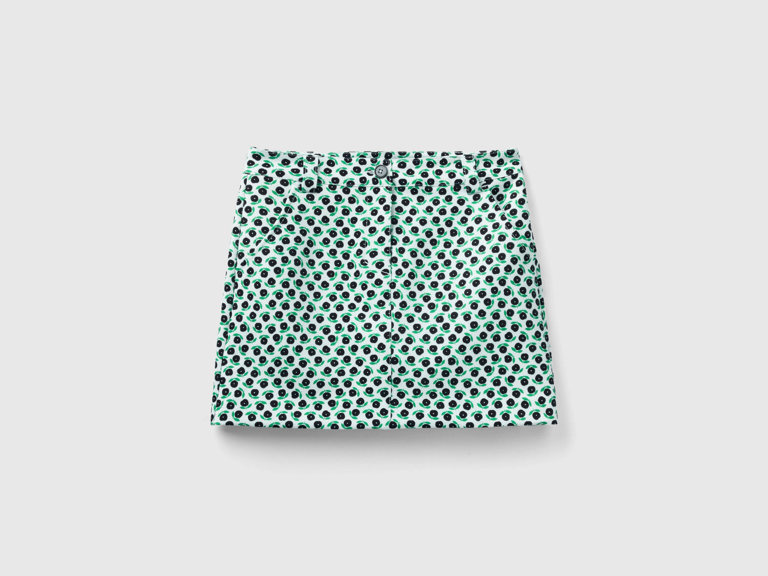 Minigonna con stampa fiori da donna multi-color | Benetton Outlet