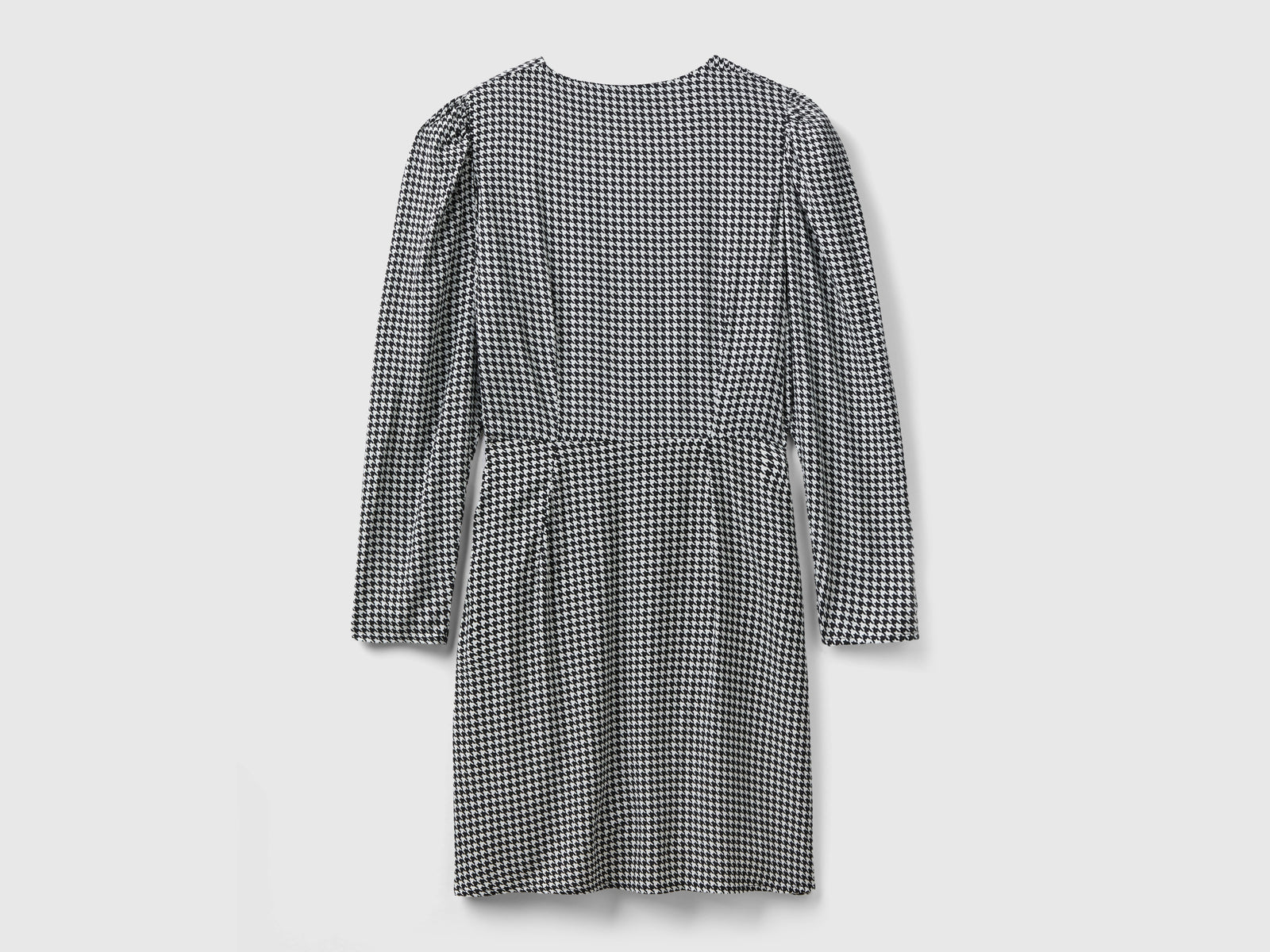 Patterned viscose dress da donna nero 2 | Benetton Outlet