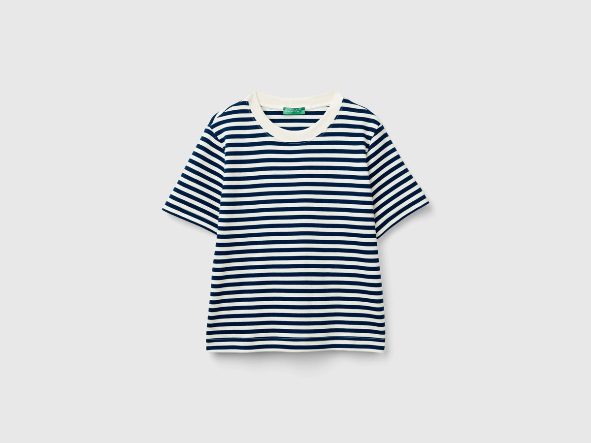 Maglietta a righe in caldo cotone