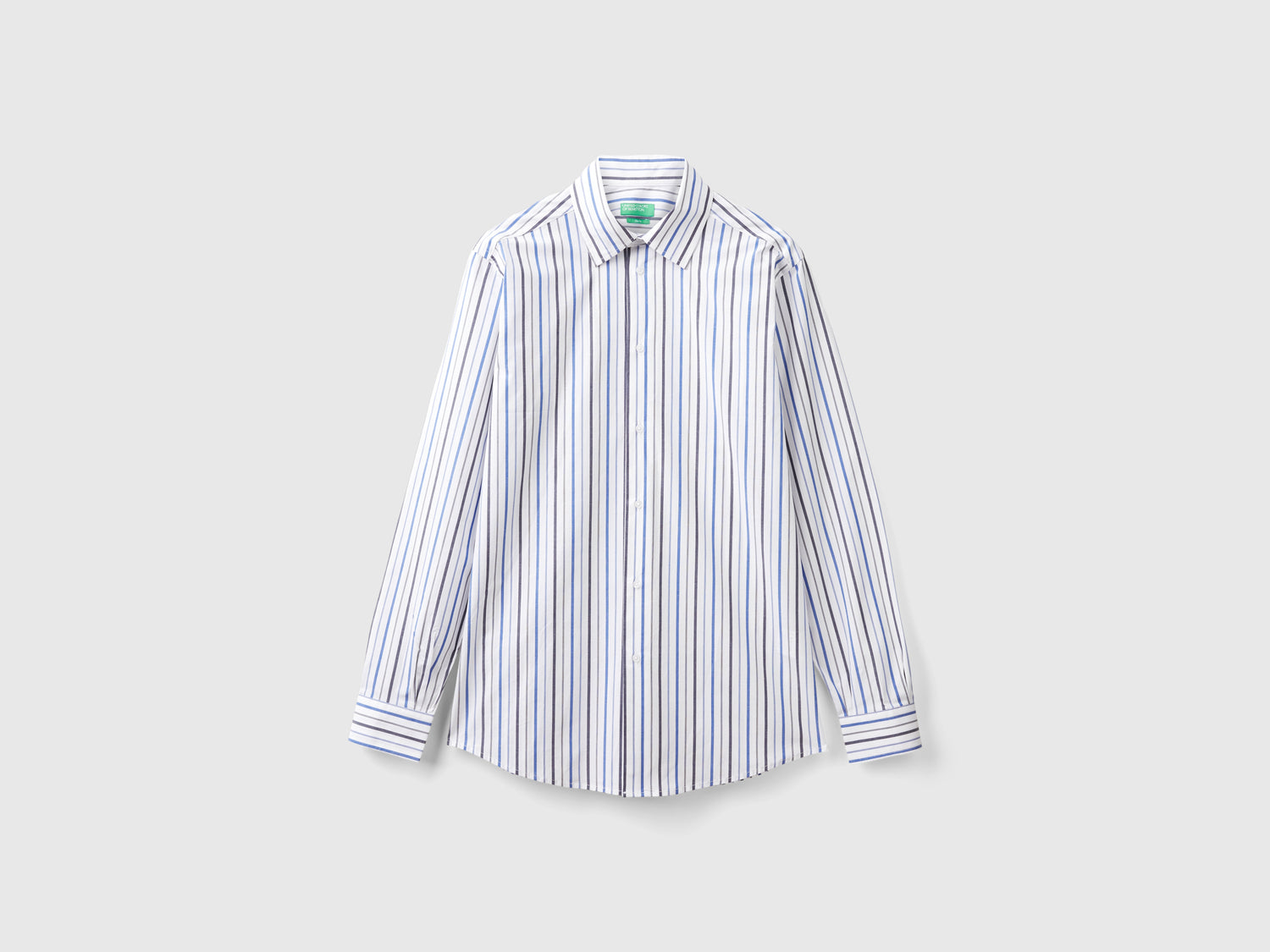 Striped slim fit shirt da uomo multi-color | Benetton Outlet