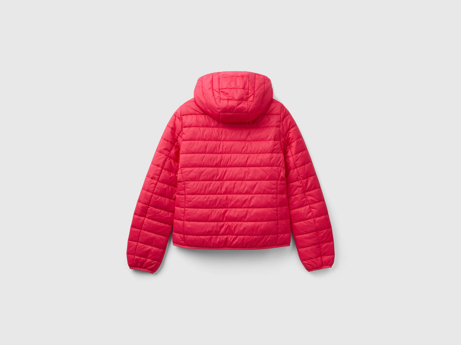 Giubbino imbottito con ovatta riciclata da donna fucsia 2 | Benetton Outlet