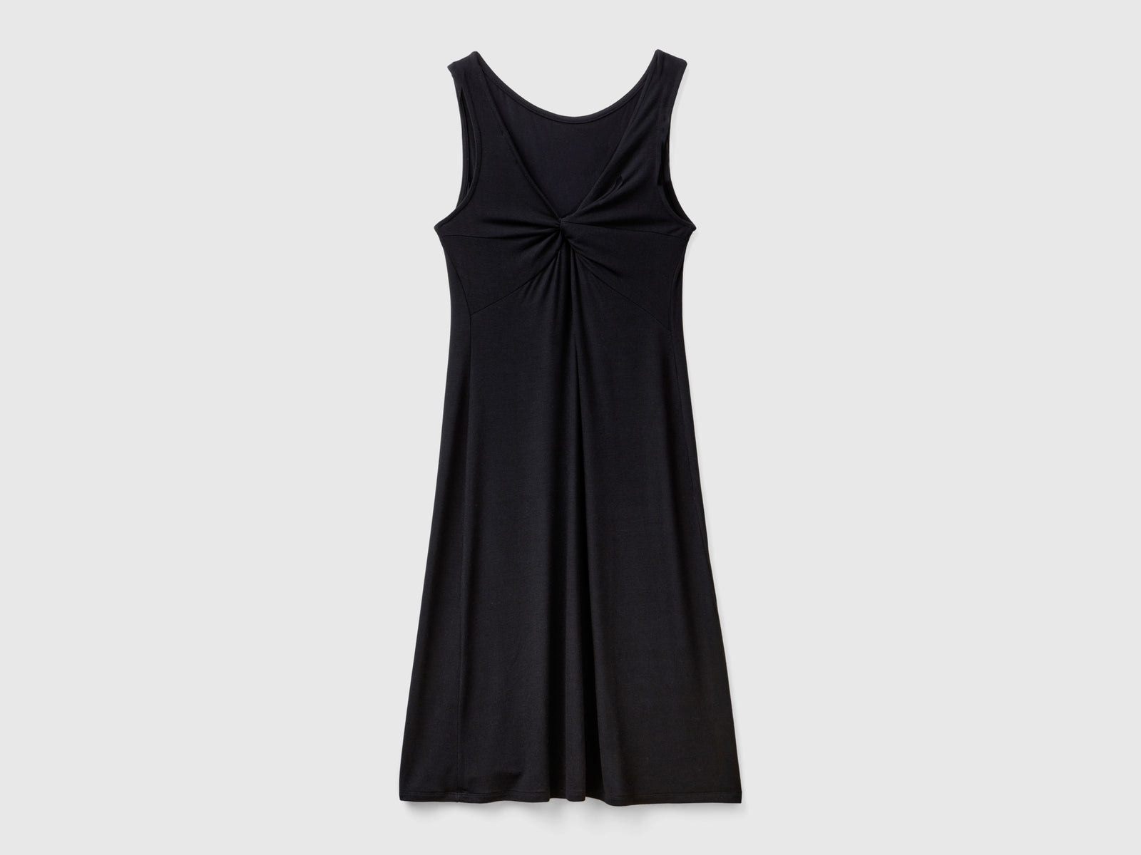 Abito reversibile in viscosa stretch da donna nero 2 | Benetton Outlet