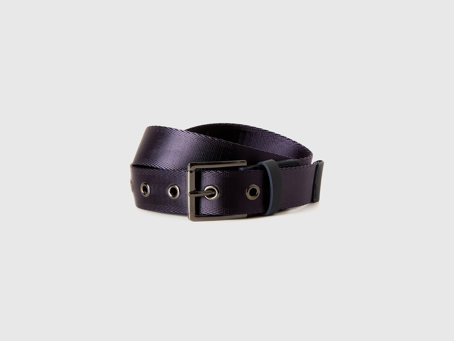Belt with eyelets da uomo blu | Benetton Outlet