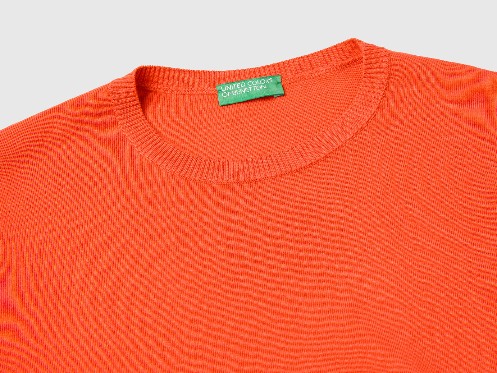 100% cotton short-sleeved shirt da donna arancione 3 | Benetton Outlet