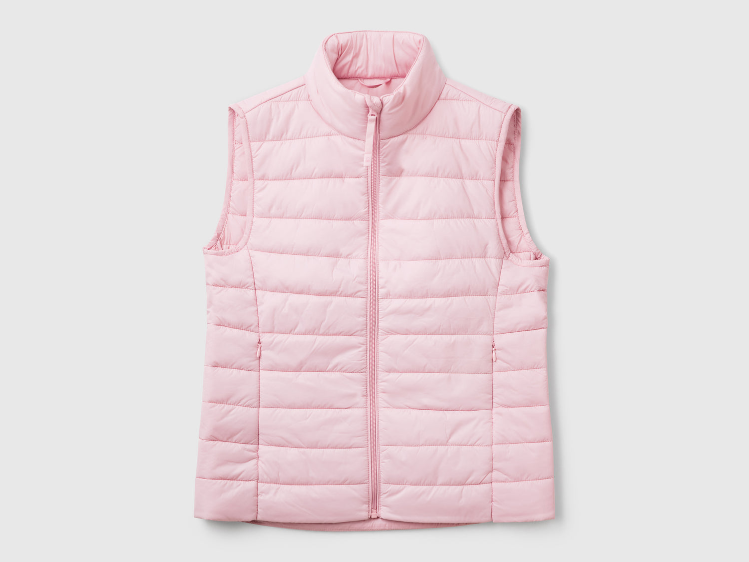 Smanicato slim fit imbottito da donna rosa | Benetton Outlet