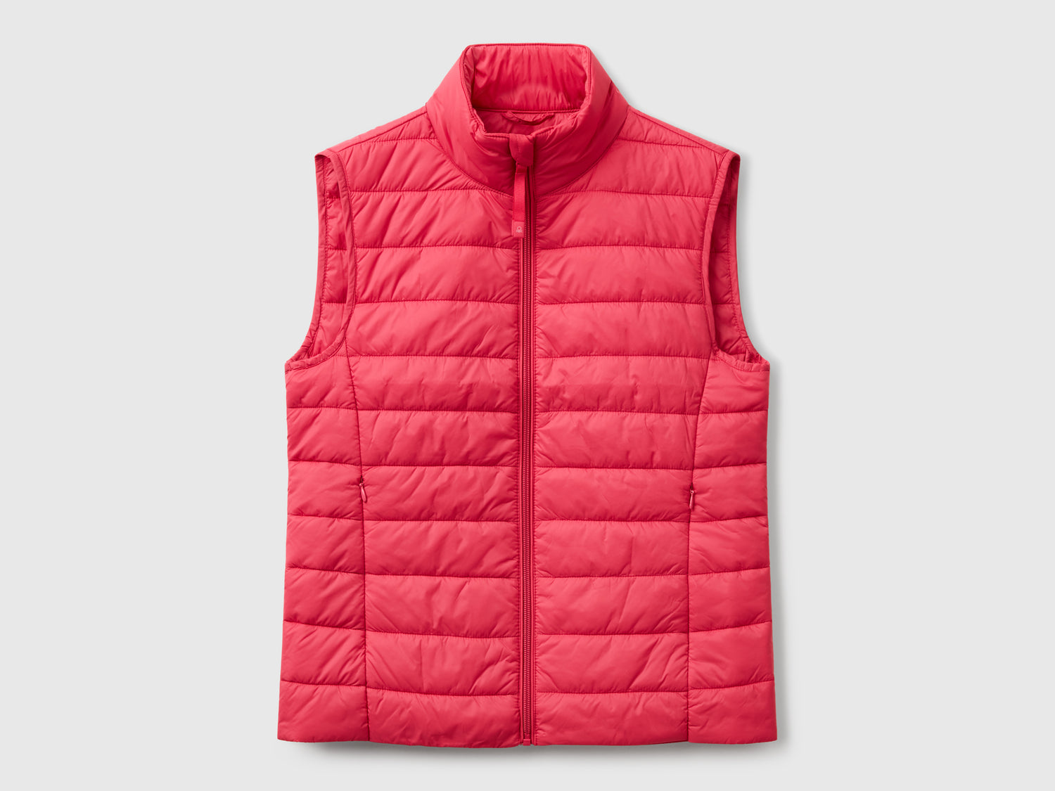 Smanicato slim fit imbottito da donna fragola | Benetton Outlet