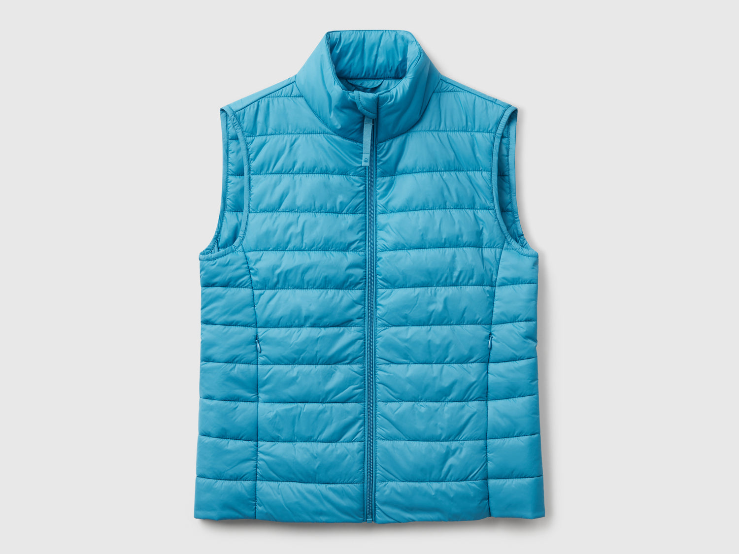 Smanicato slim fit imbottito da donna turchese | Benetton Outlet