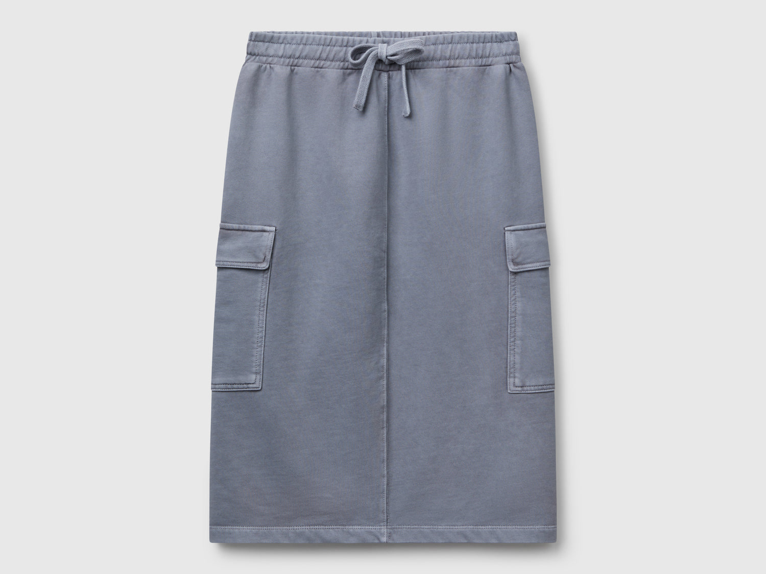 Gonna cargo in felpa da donna grigio | Benetton Outlet