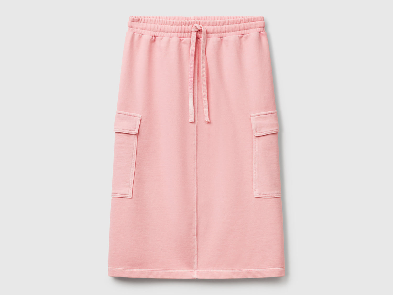 Gonna cargo in felpa da donna rosa | Benetton Outlet