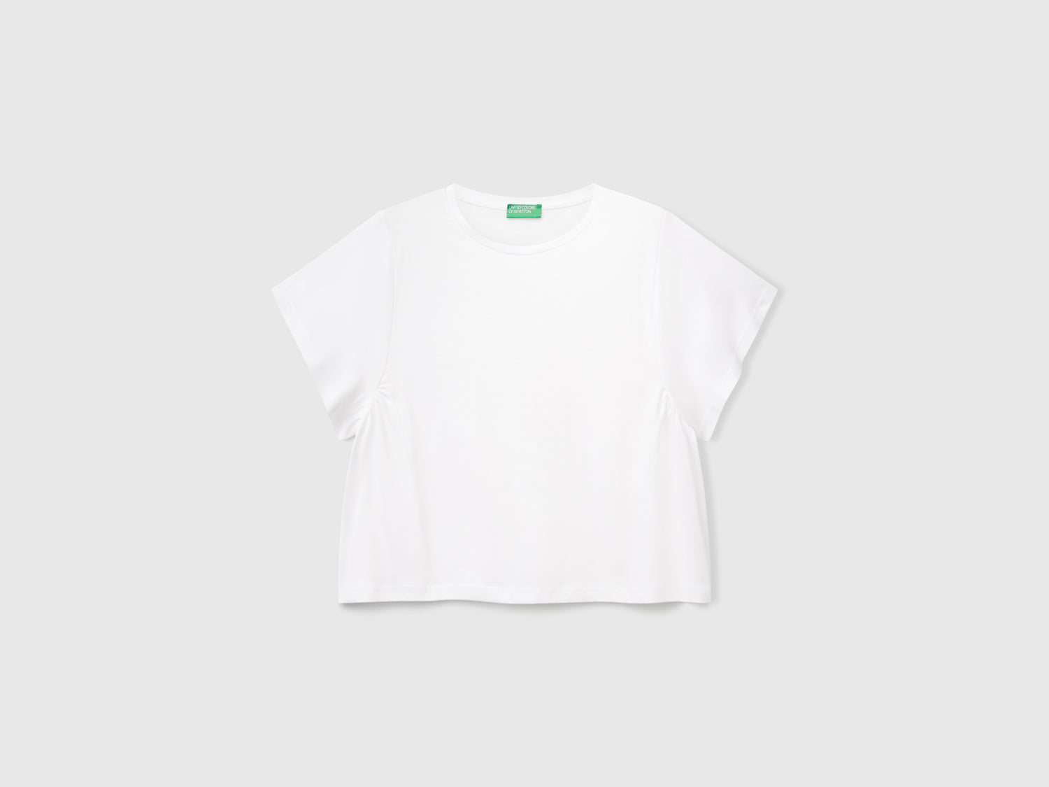 Maglietta comfort fit da donna bianco | Benetton Outlet