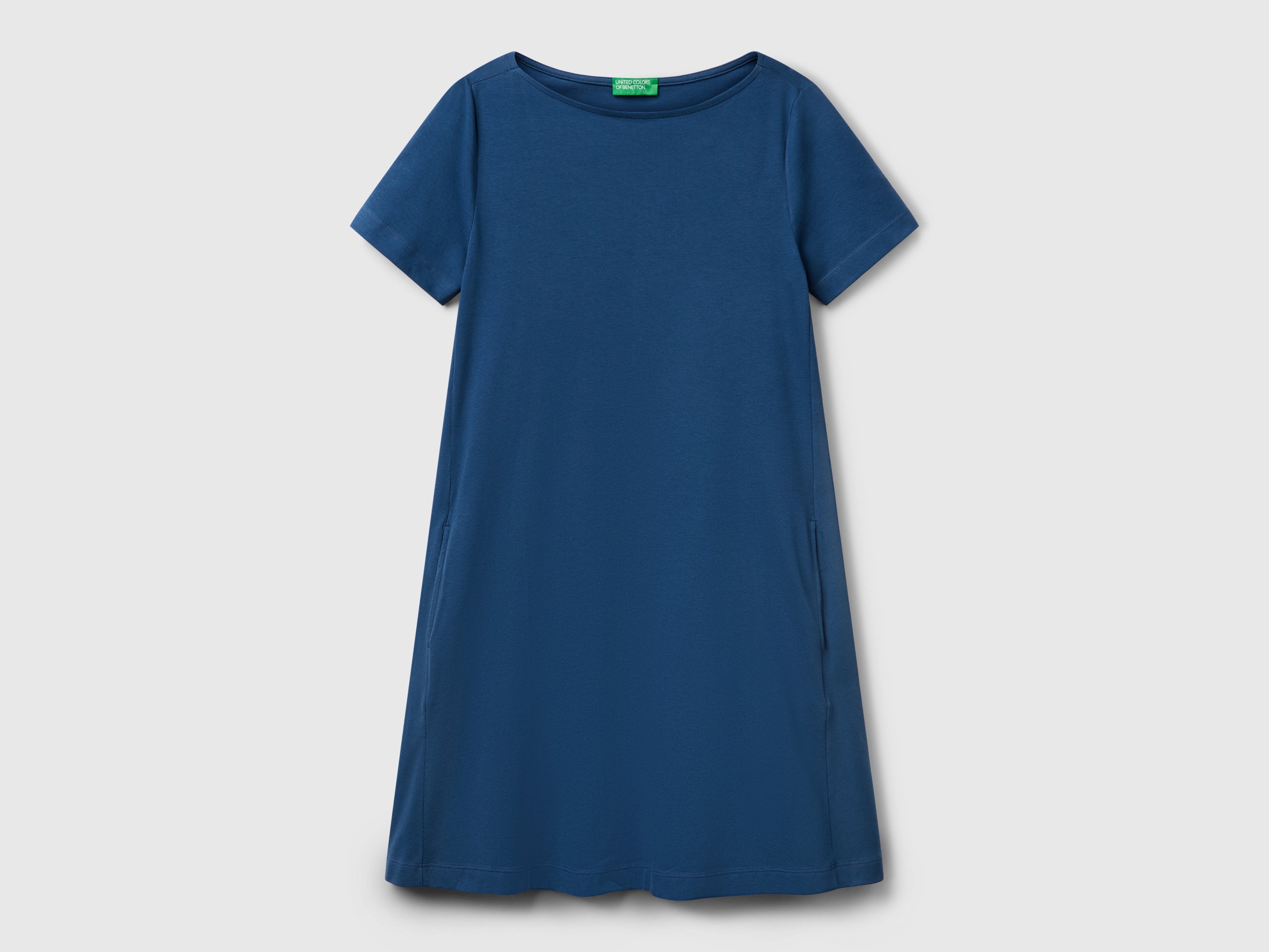 Short flared dress da donna avio