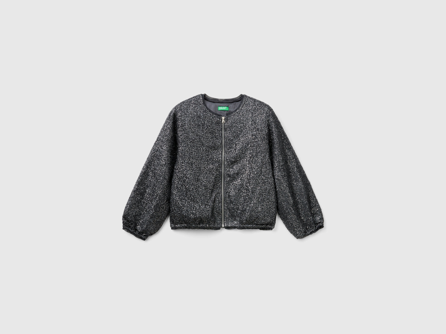 Bomber con paillettes da bambina multi-color | Benetton Outlet