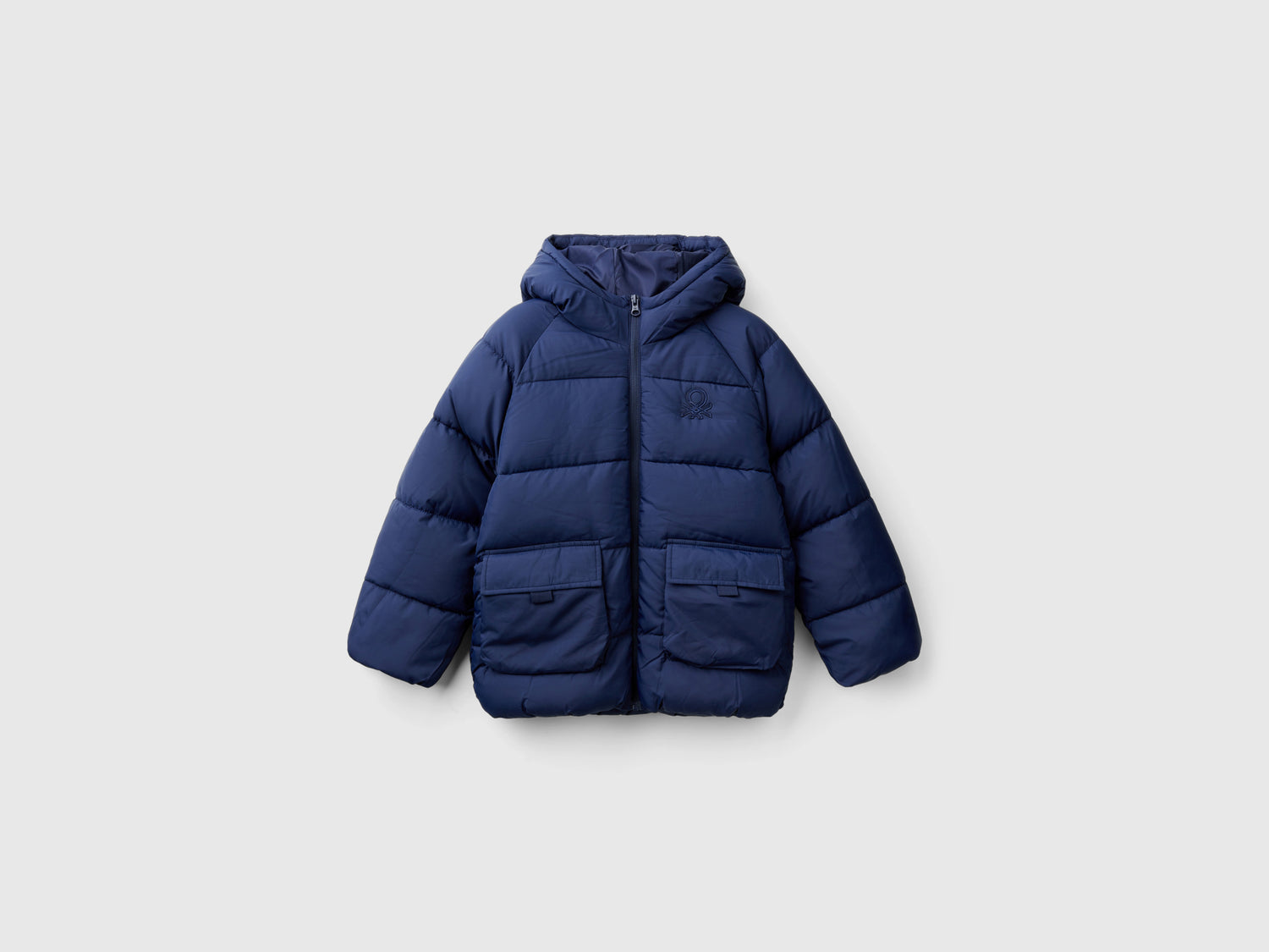 Giubbotto imbottito "Rain Defender" da bambino blu scuro | Benetton Outlet