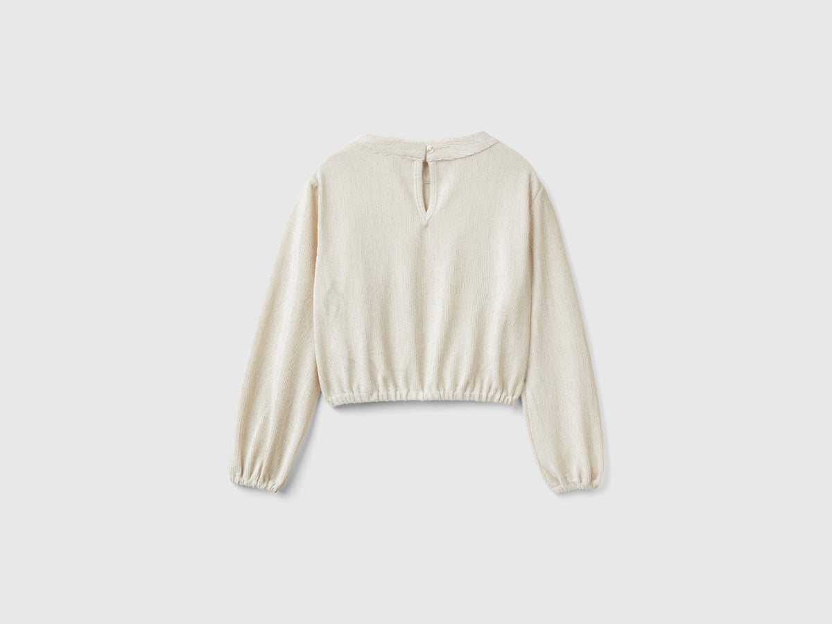 Sweatshirt with lurex