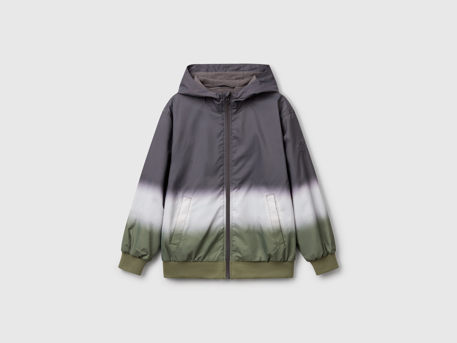 Giacca effetto sfumato da bambino grigio | Benetton Outlet