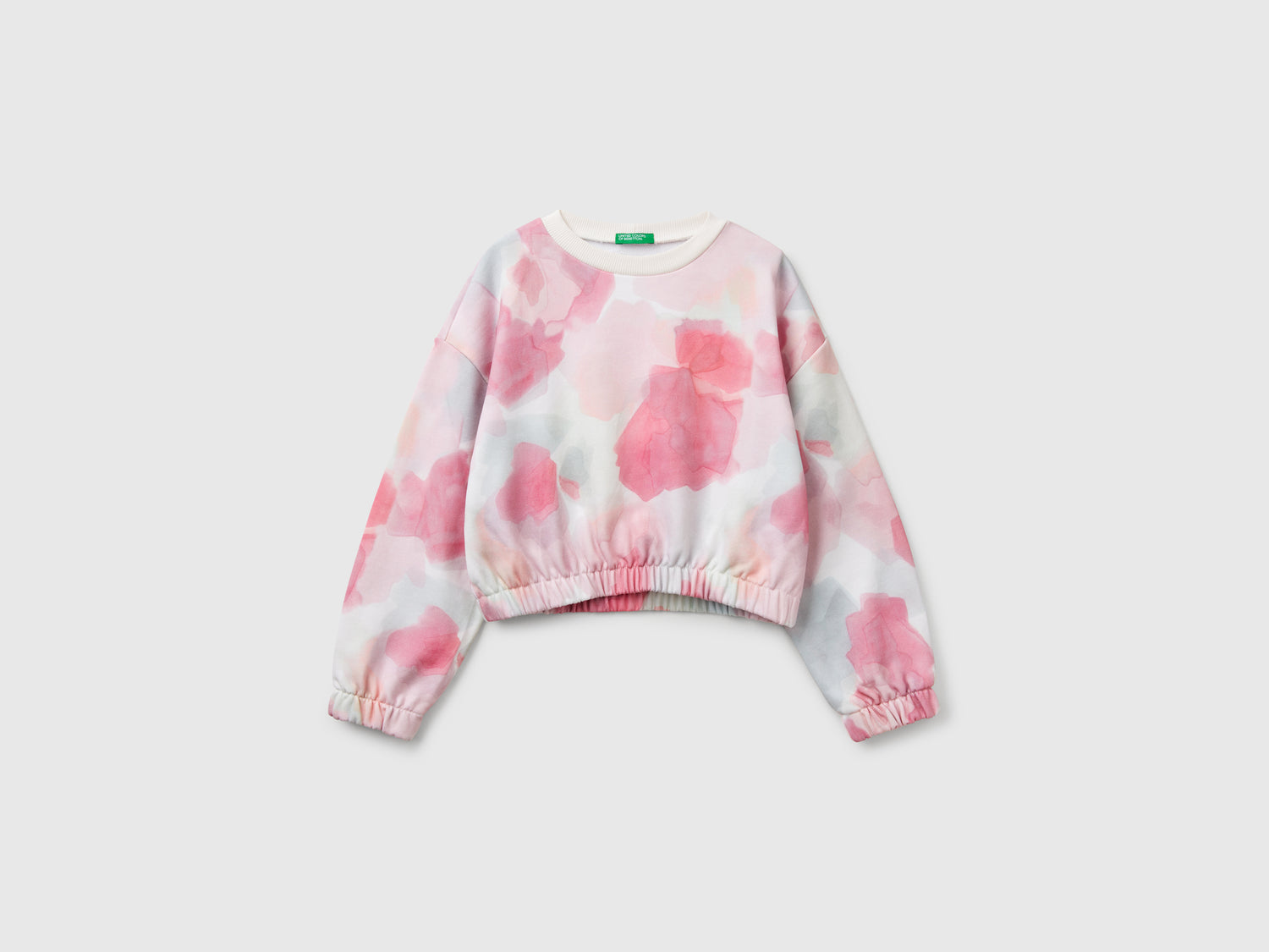 Felpa con stampa fantasia da bambina multi-color | Benetton Outlet