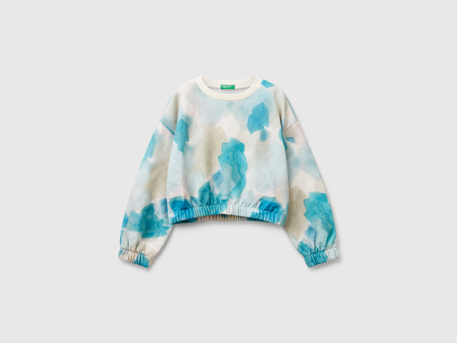 Felpa con stampa fantasia da bambina multi-color | Benetton Outlet