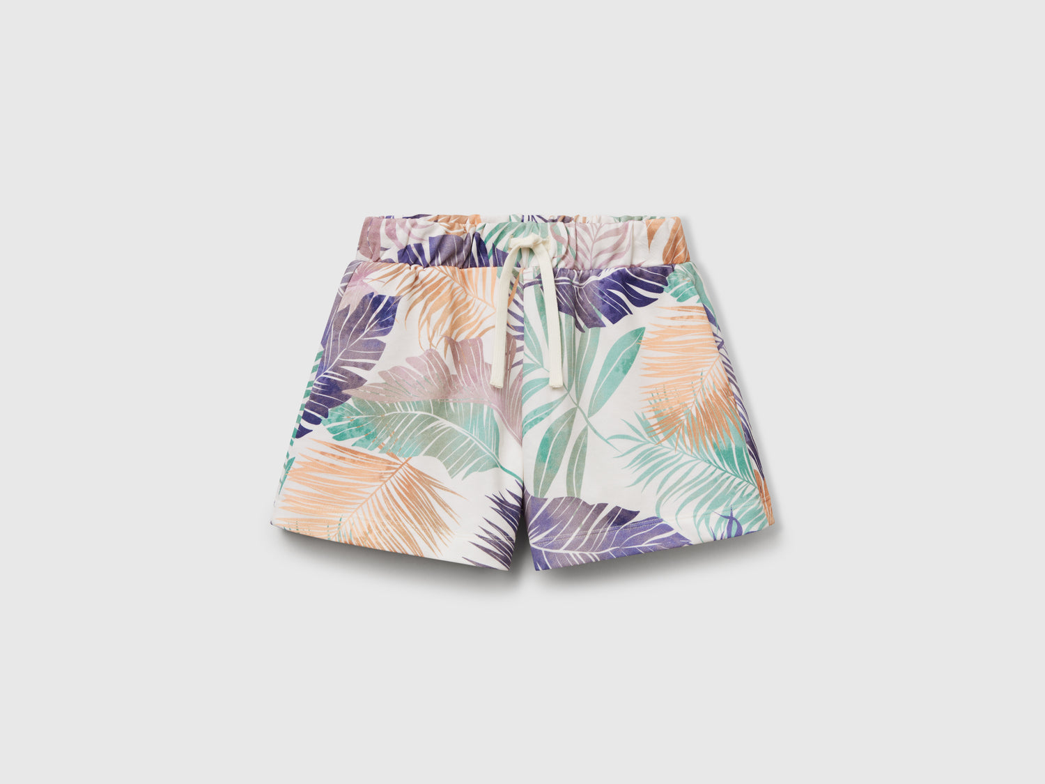 Shorts con stampa tropicale da bambina multi-color | Benetton Outlet