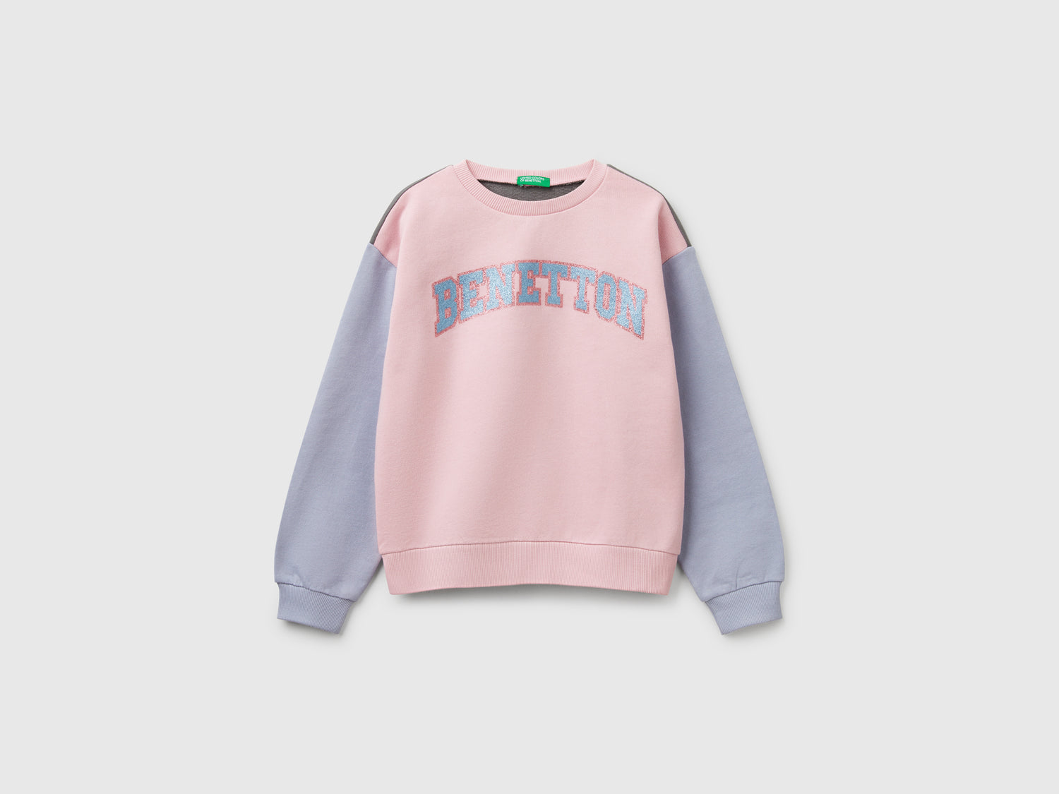Felpa con stampa glitter da bambina multi-color | Benetton Outlet