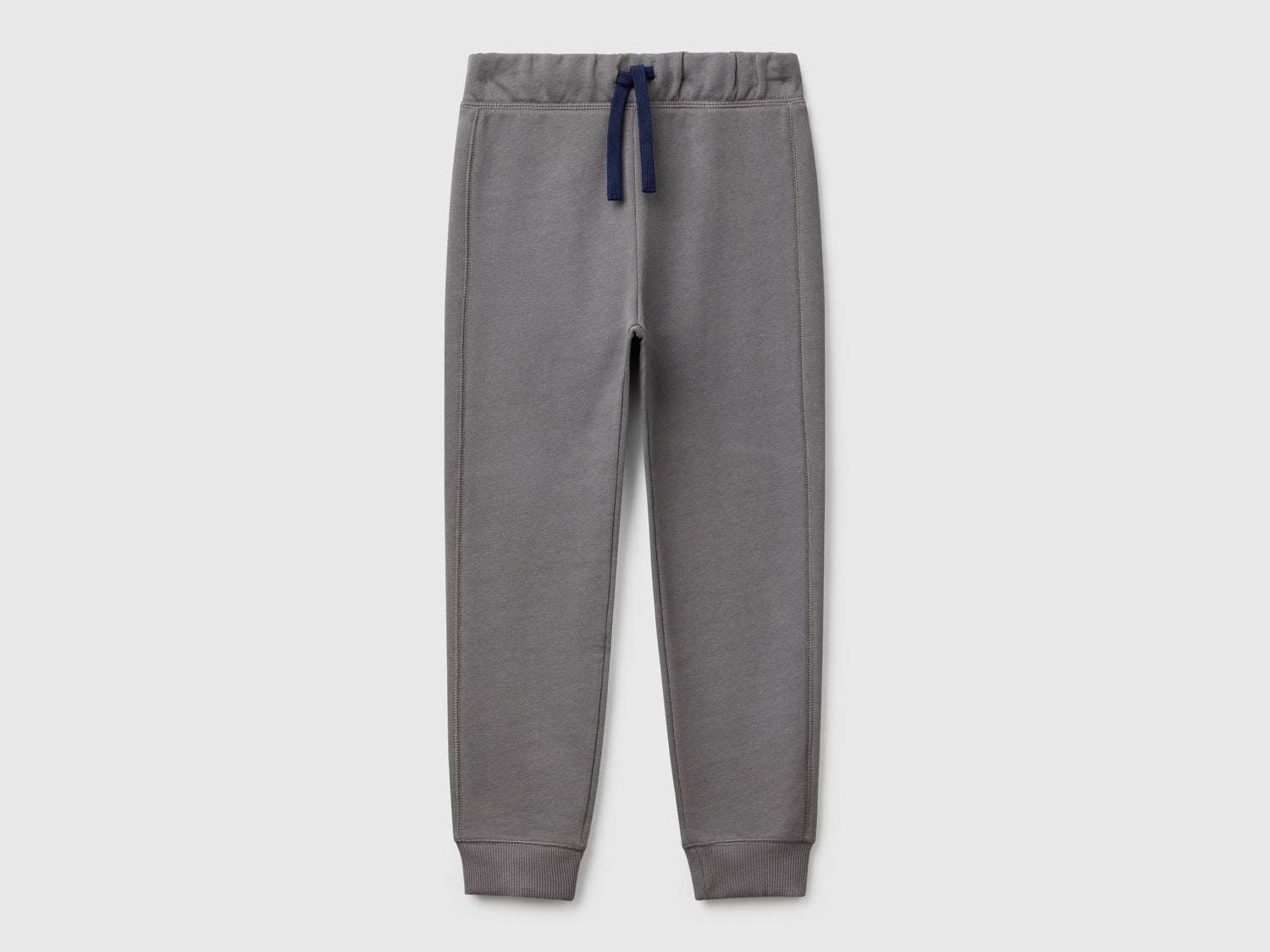 Pantaloni in felpa con logo da bambino grigio scuro | Benetton Outlet