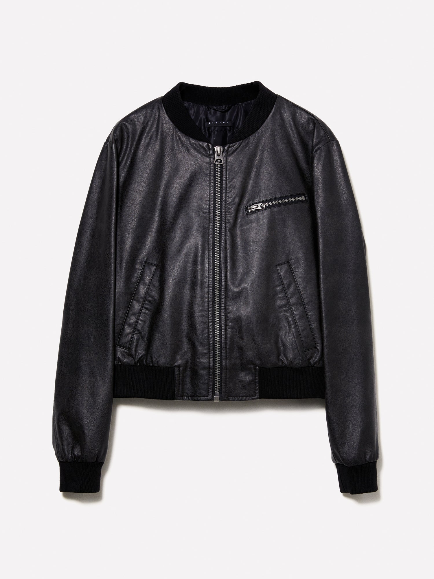 Bomber imbottito da donna nero | Sisley Outlet
