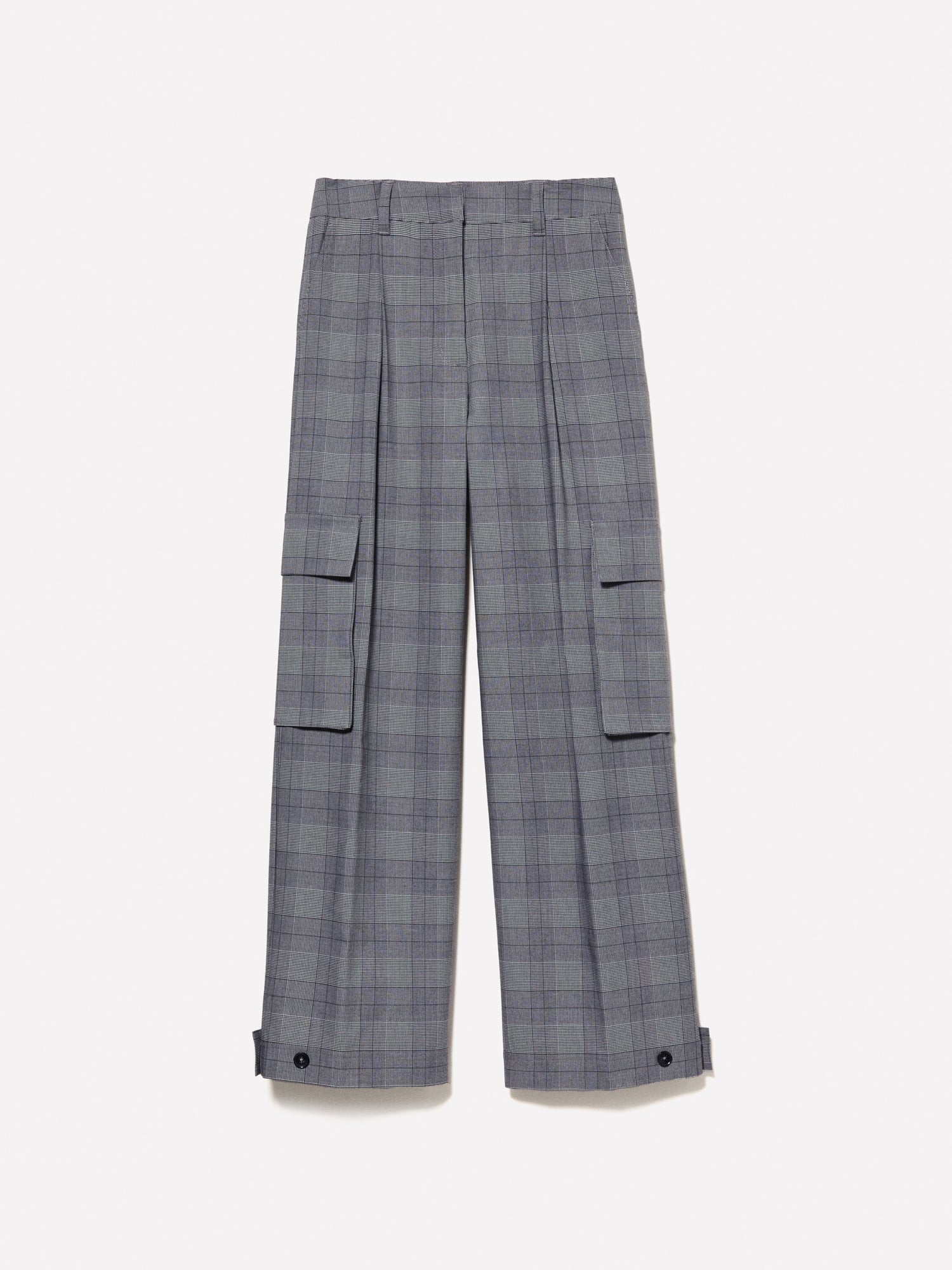 Pantaloni cargo tinto filo da donna grigio | Sisley Outlet