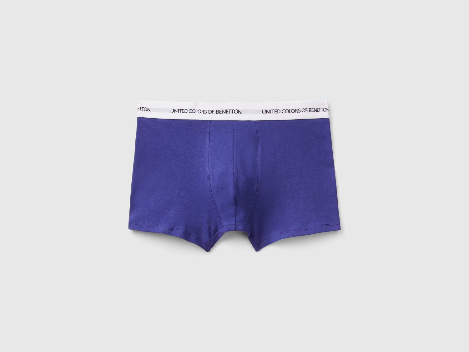 Boxer in cotone bio stretch da uomo blu | Benetton Outlet