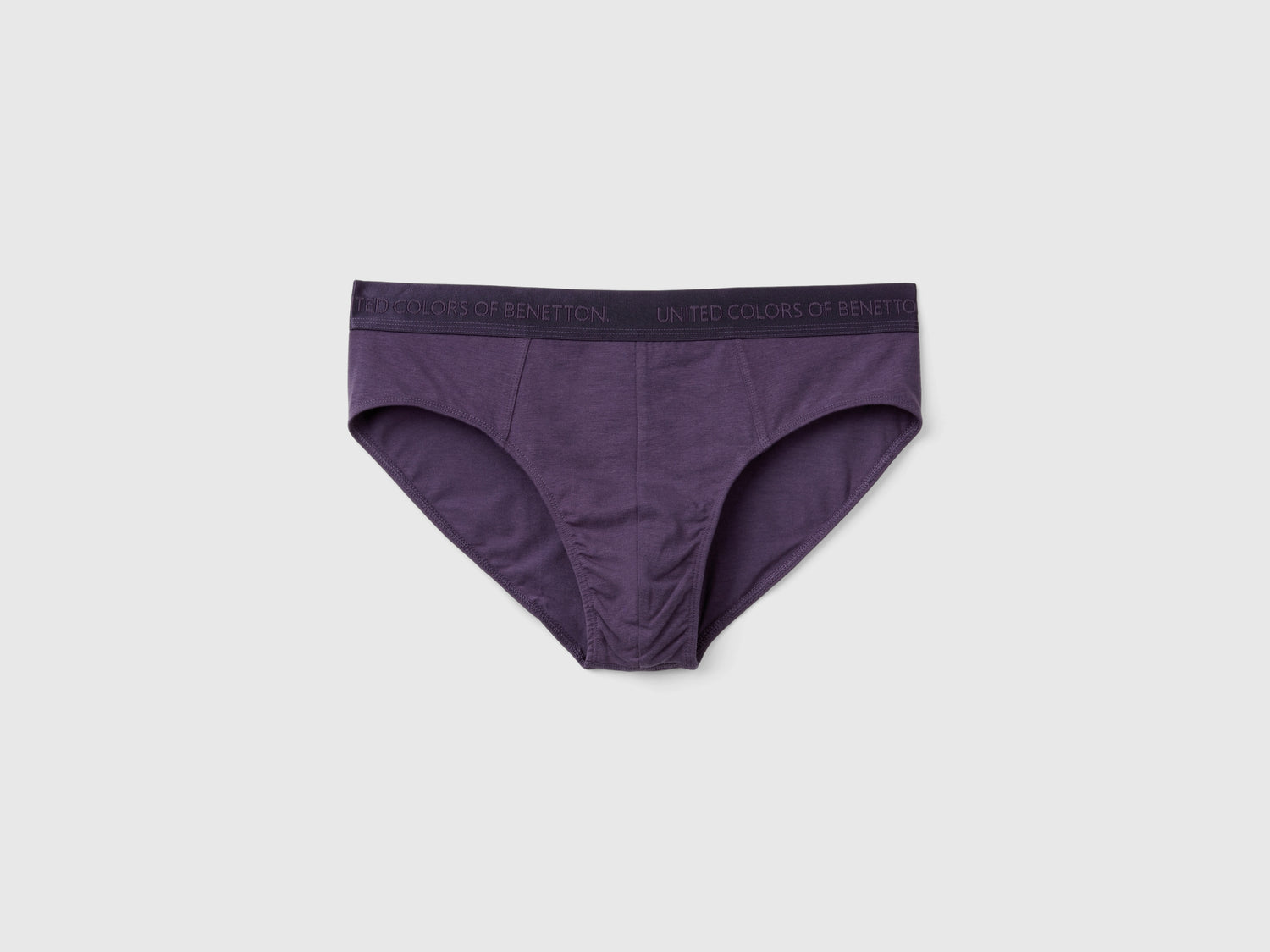Slip in misto lyocell da uomo malva scuro | Benetton Outlet