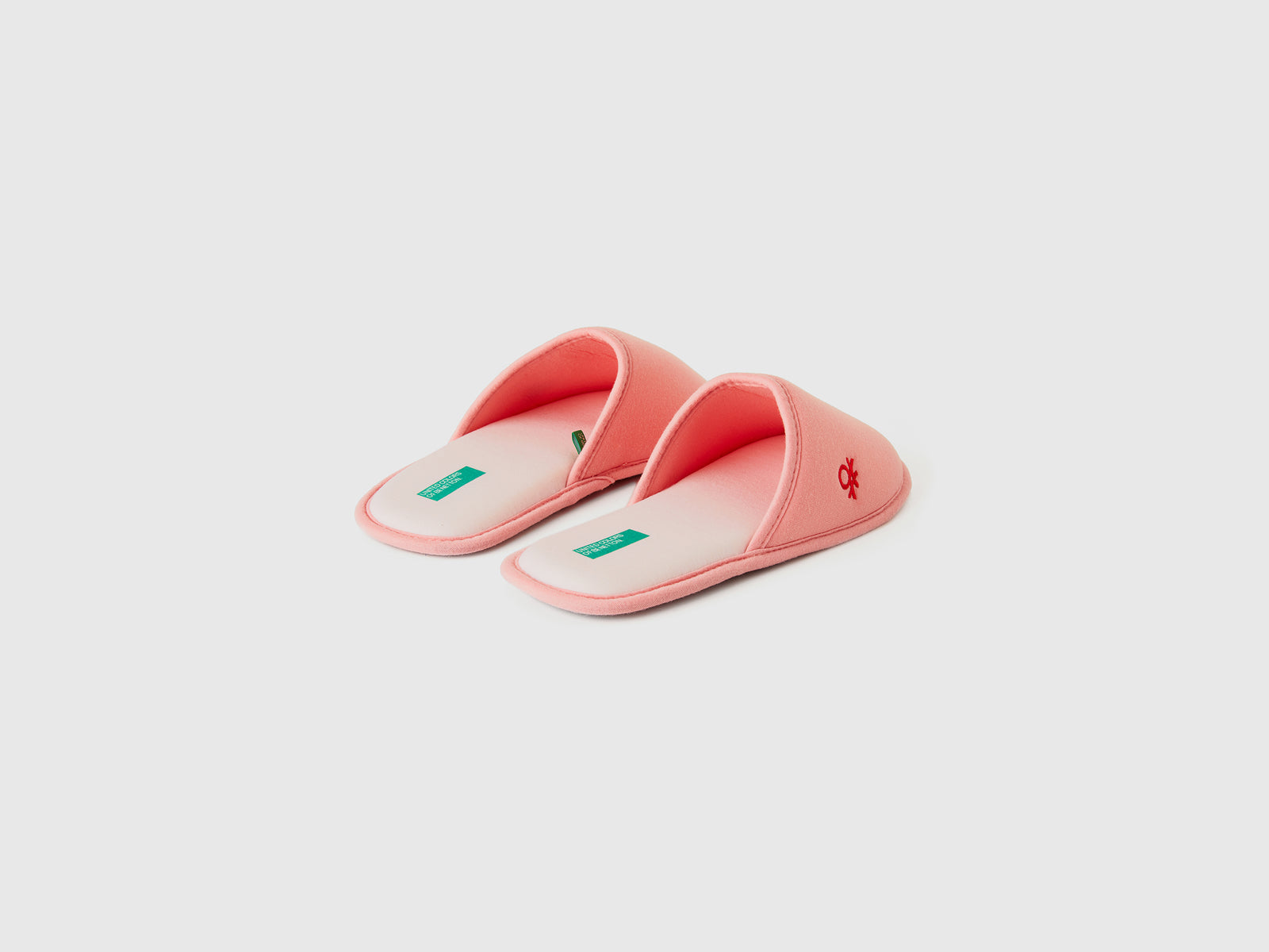 Slippers with logo da uomo rosa 2 | Benetton Outlet