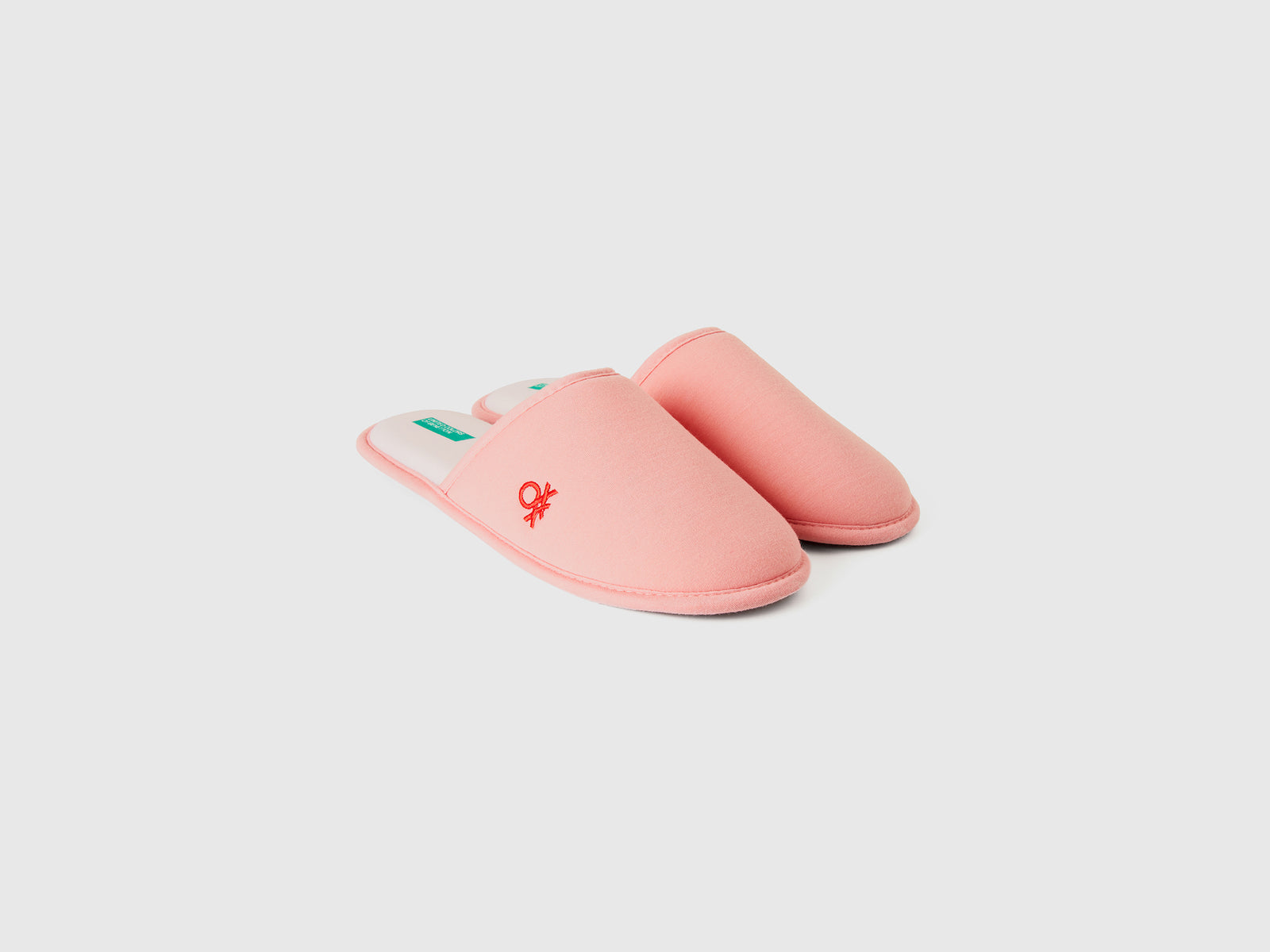 Slippers with logo da uomo rosa 3 | Benetton Outlet