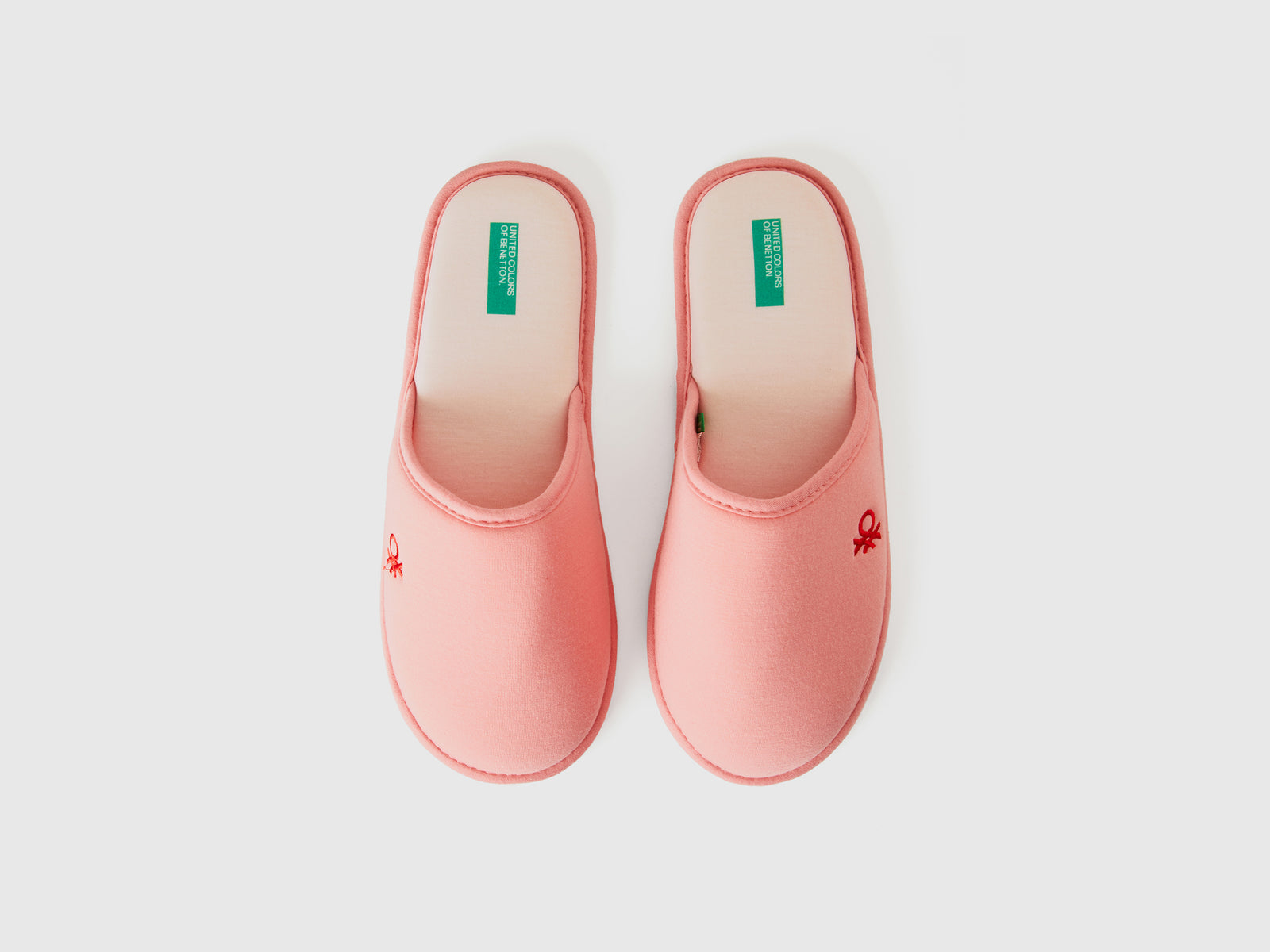 Slippers with logo da uomo rosa 4 | Benetton Outlet