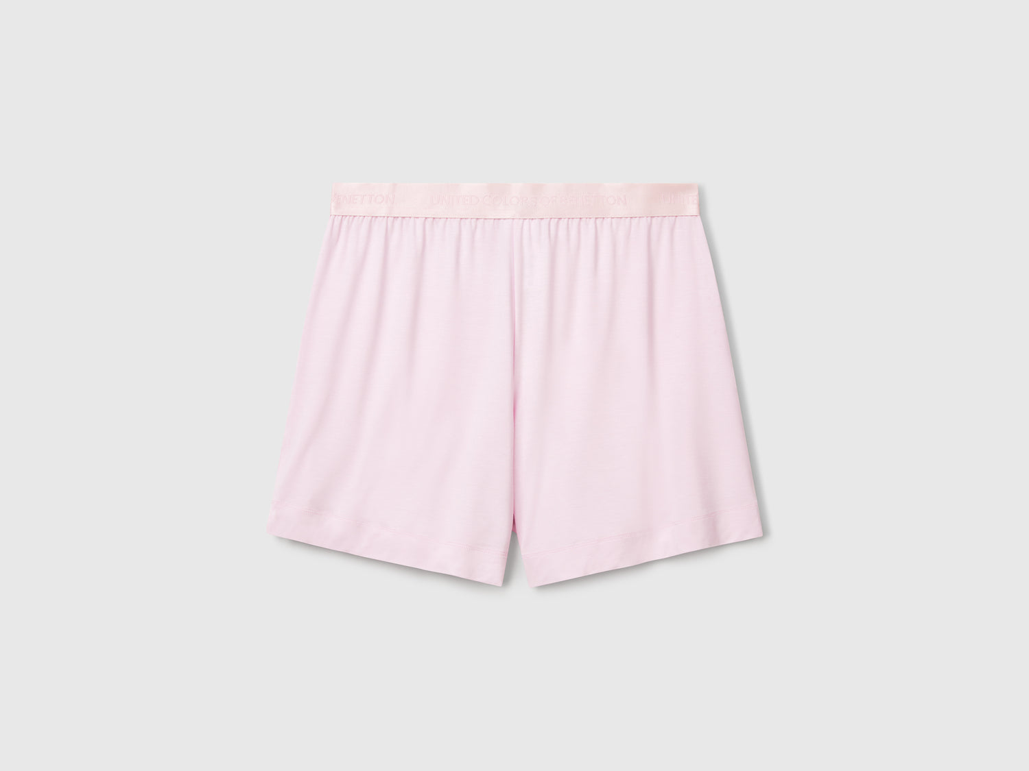 Pantalones cortos de modal elástico da donna lilla | Benetton Outlet