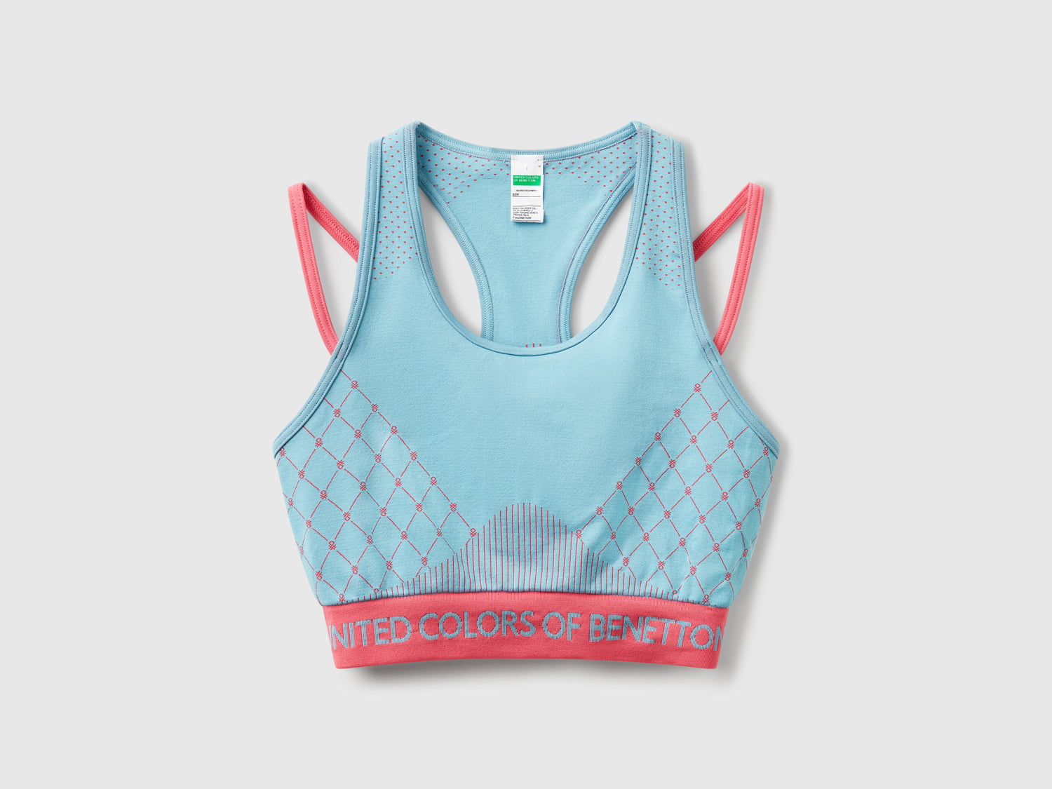 Seamless brassiere top da donna turchese | Benetton Outlet