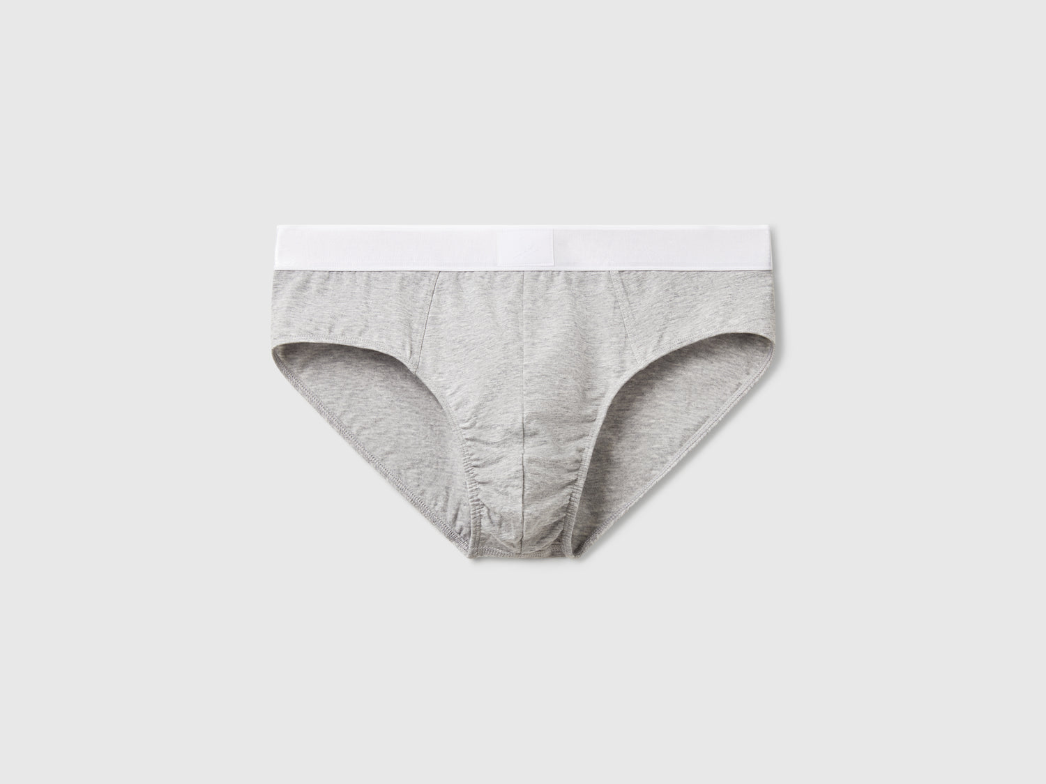 Slip in misto cotone da uomo grigio | Benetton Outlet