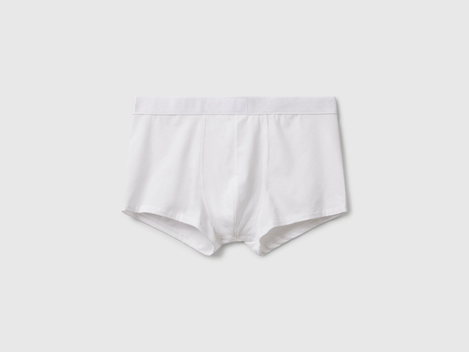 Boxer in misto cotone da uomo bianco | Benetton Outlet