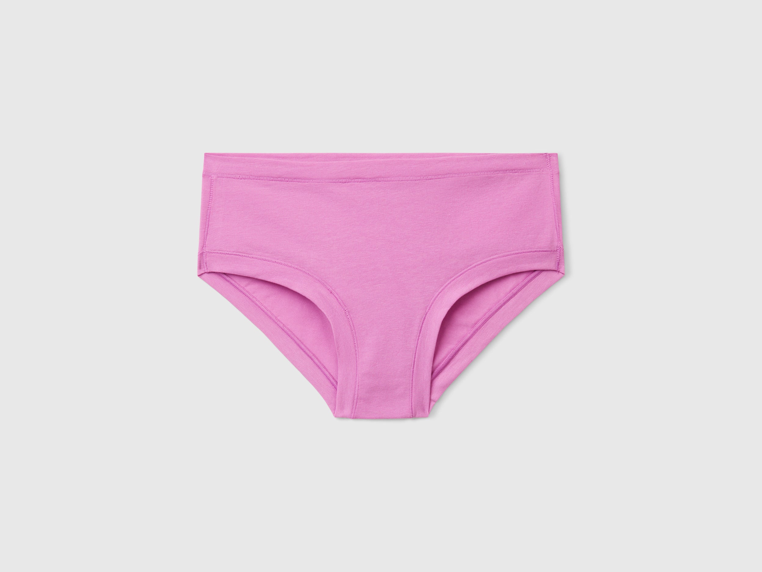 Slip fianco alto in cotone super stretch da donna malva