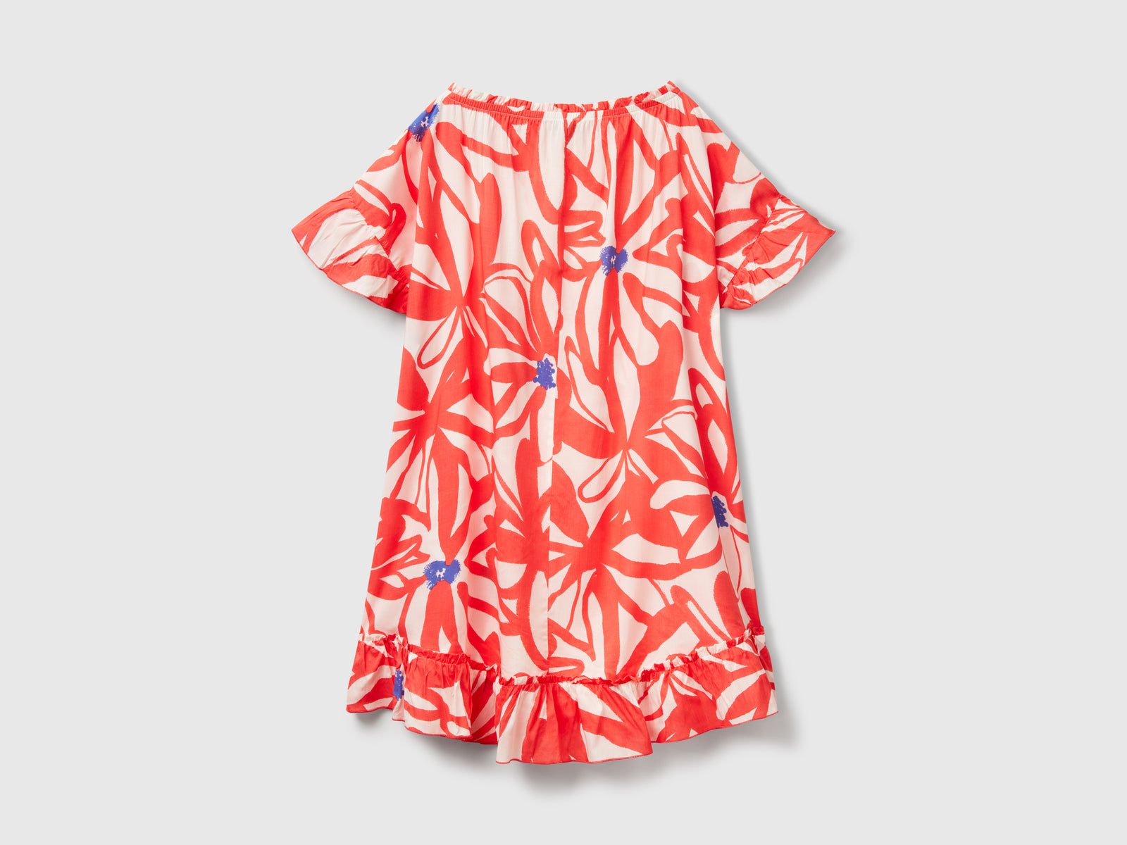 Floral Print Kaftan da donna corallo 2 | Benetton Outlet