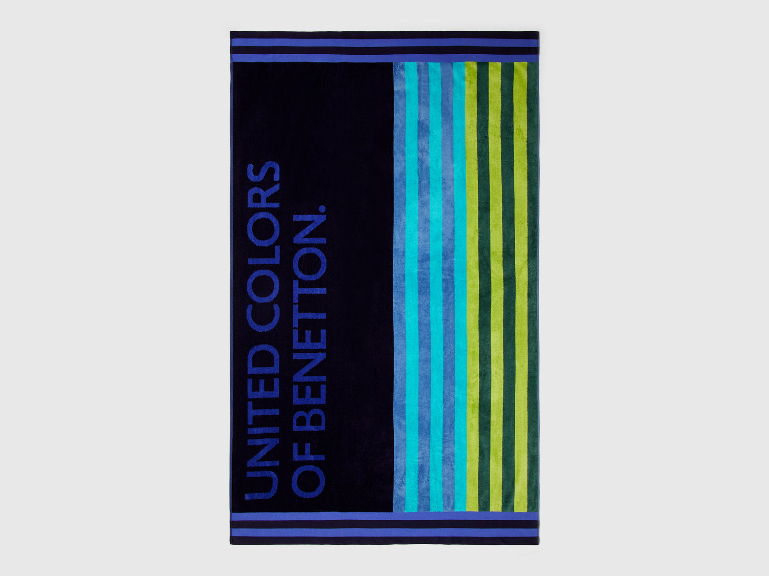 Striped beach towel da uomo multi-color | Benetton Outlet