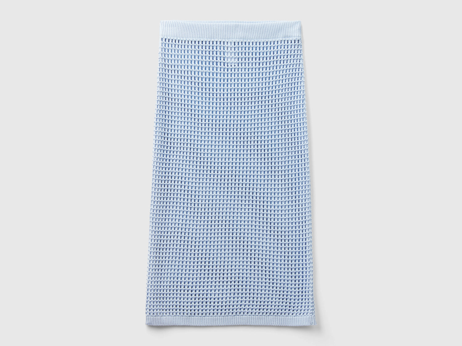 Gonna crochet da donna celeste | Benetton Outlet