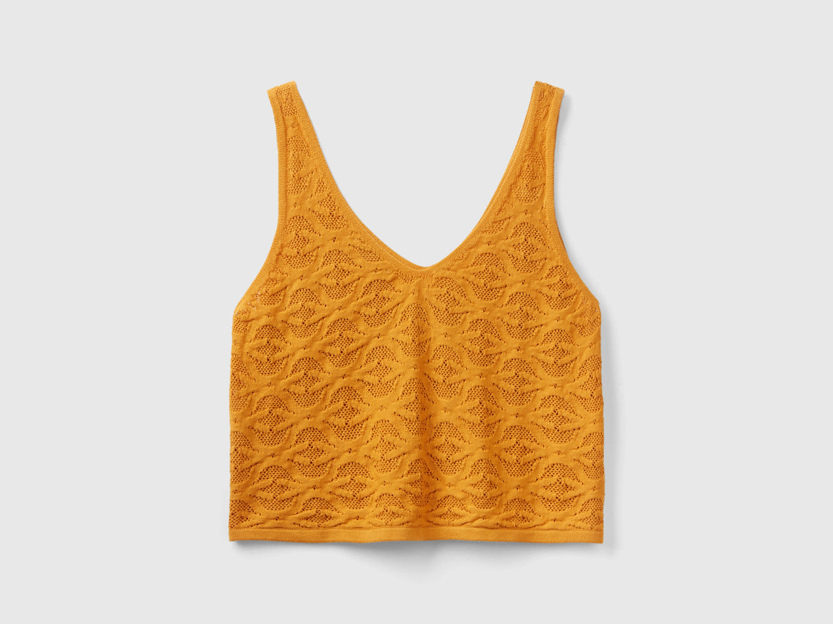 Top in maglia Monogram