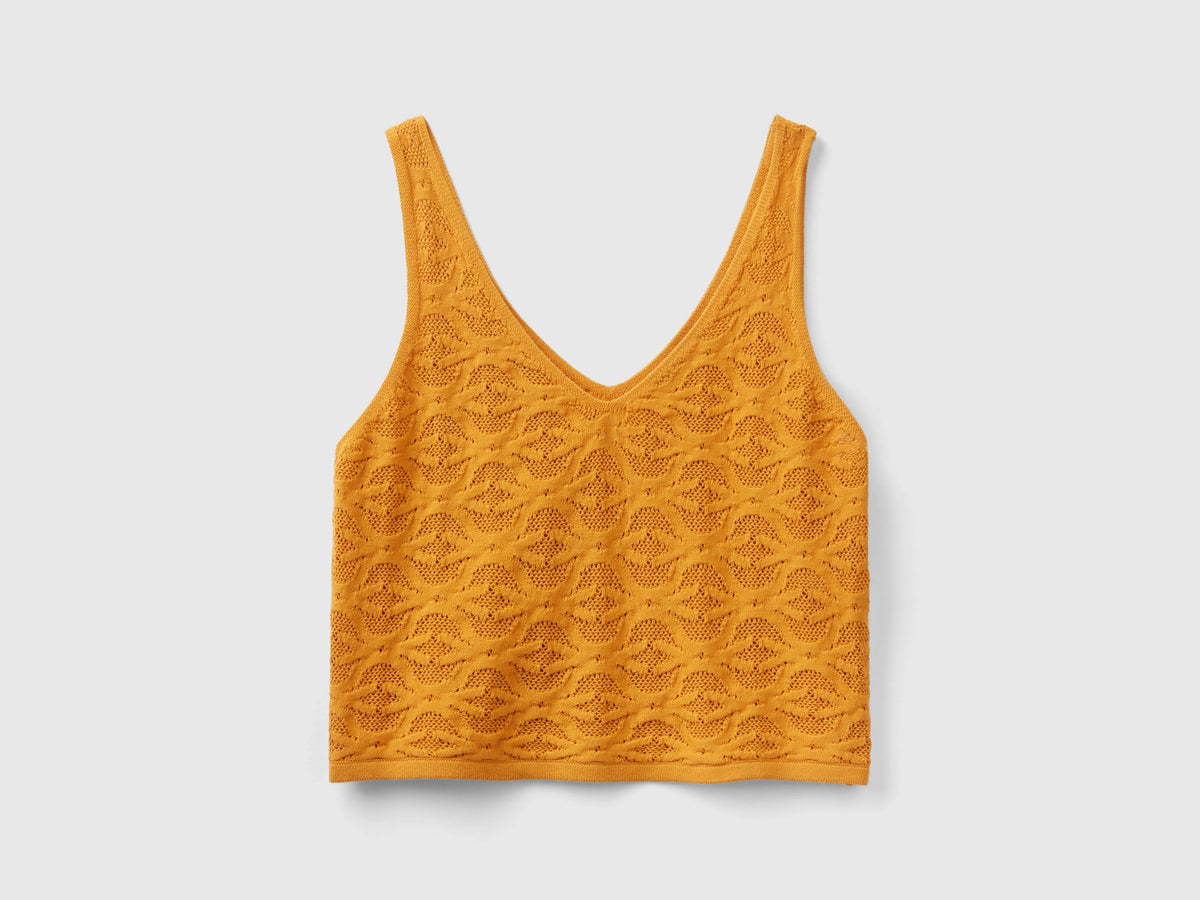 Top in maglia Monogram