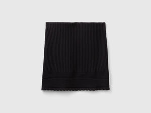 Gonna in maglia lavorata